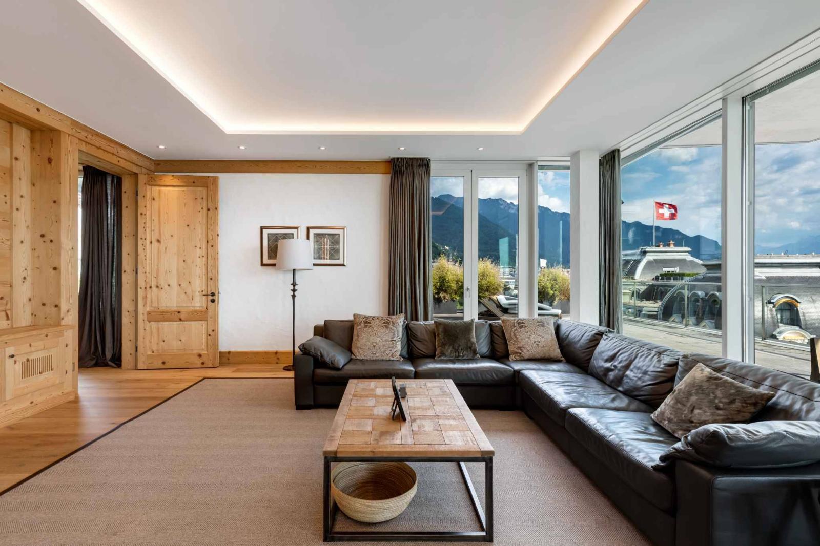 Appartement unique, entre luxe alpin et modernité