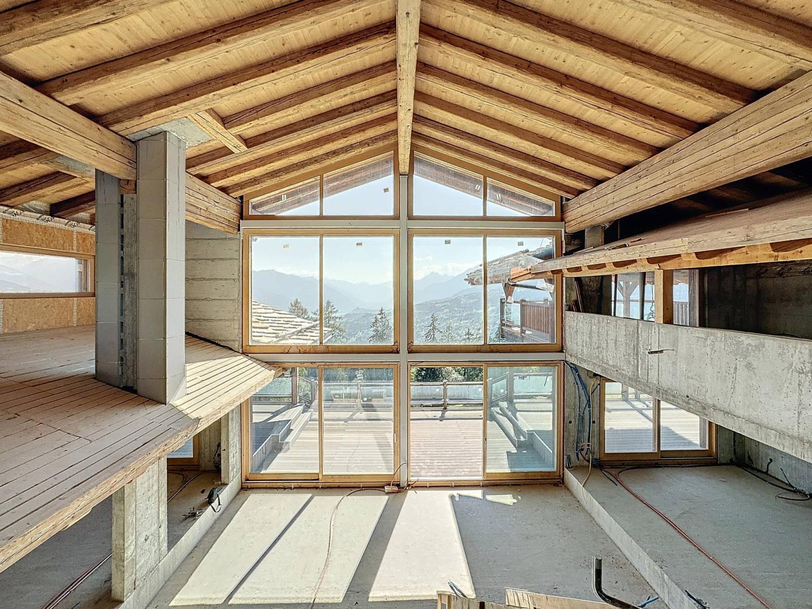 Magnifique chalet avec vue panoramique (vendu brut)