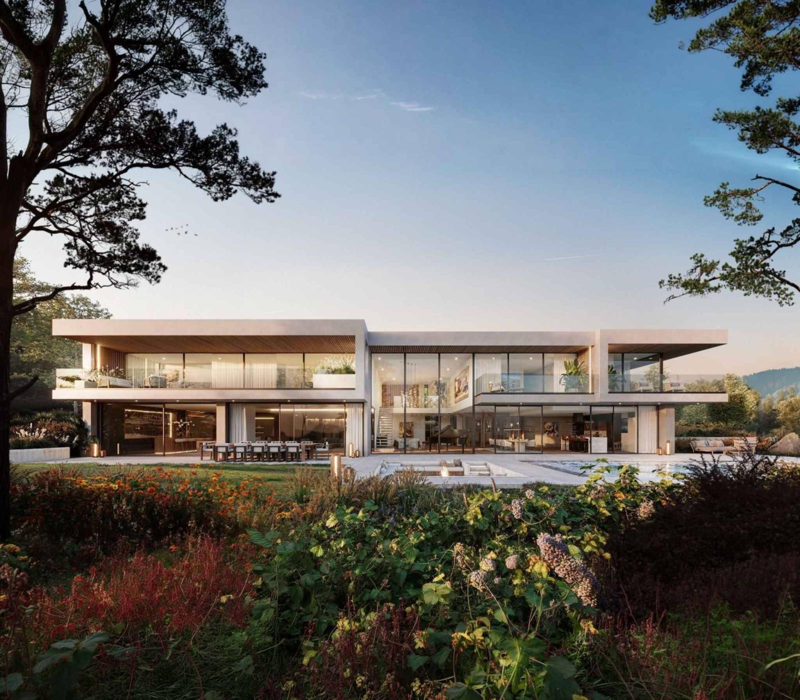 Propriété d’exception avec vue panoramique sur le lac 