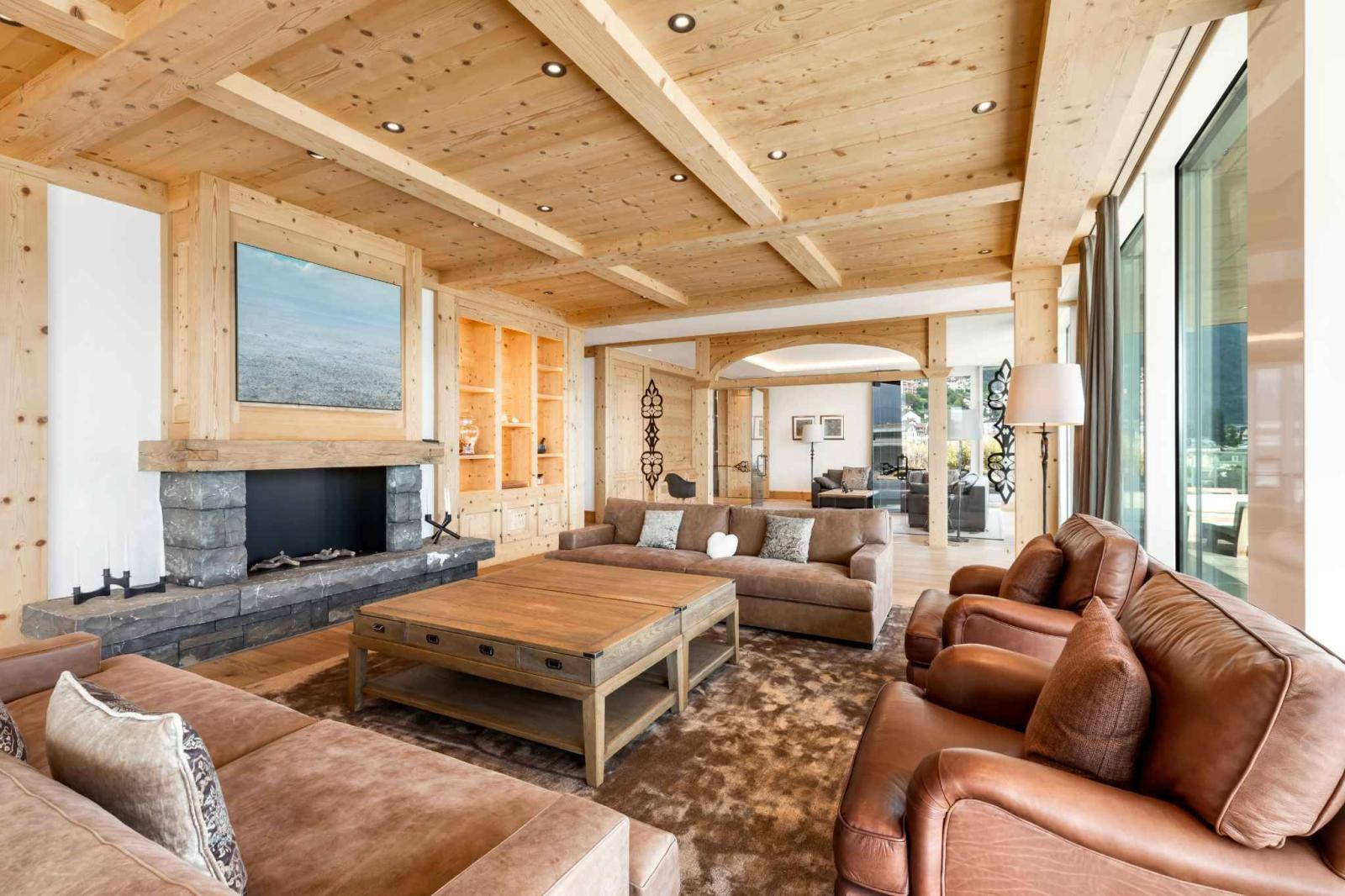 Appartement unique, entre luxe alpin et modernité